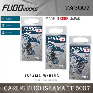 Carlige Fudo Iseama Ring TA3007 Teflonat Nr. 1 12buc/plic