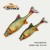 Shad Fast Strike Roach Shad 8cm 5g 1buc/plic Roach Gold Red