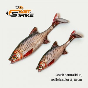 Shad Fast Strike Roach Shad 10cm 9g 1buc/plic Natural Blue