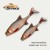 Shad Fast Strike Roach Shad 8cm 5g 1buc/plic Natural Blue