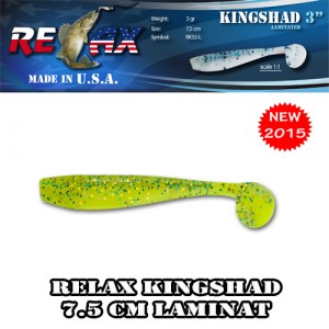 Shad Relax KingShad Laminat 7.5cm 10buc/plic L100