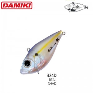 Vobler Damiki Tremor 65N 6.5cm 15g Sinking Real Shad