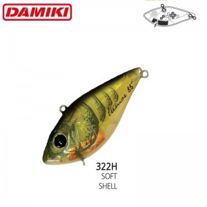 Vobler Damiki Tremor 65N 6.5cm 15g Sinking Soft Shell