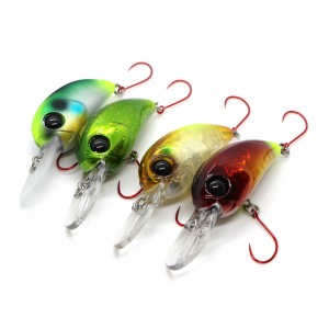 Vobler Damiki Disco Deep Trout-38 3.8cm 4.5g Floating 412T (Ghost Clear Brown)